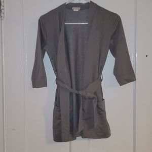 Masala Kids gray cardigan with wrap